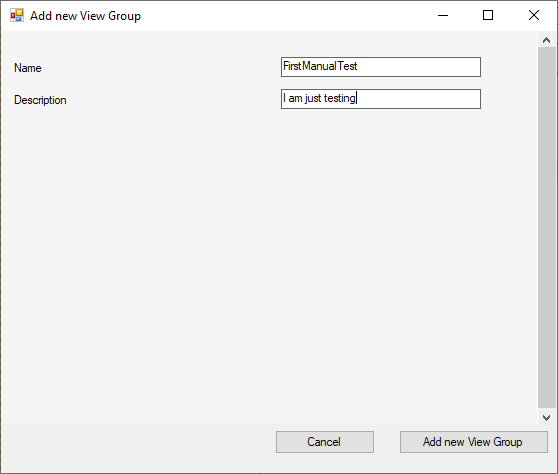 Add a view using Configuration API strongly typed classes.